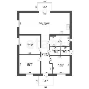 Продается 1-этажный дом, 102 м²