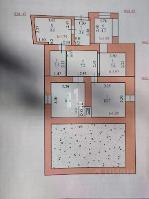 Продается 1/2 часть дома, 60,6 м²