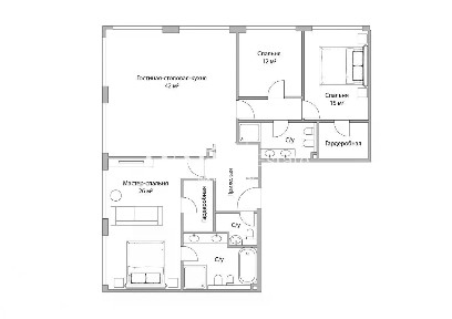 Продается 4-комн. квартира, 135 м²