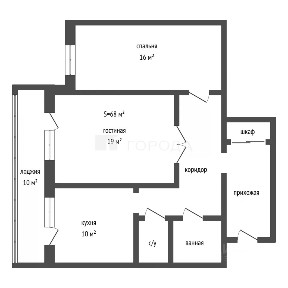 Продается 2-комн. квартира, 68 м²