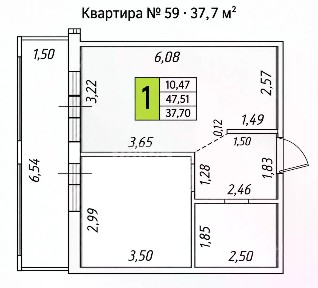 Продается 1-комн. квартира, 37,7 м²