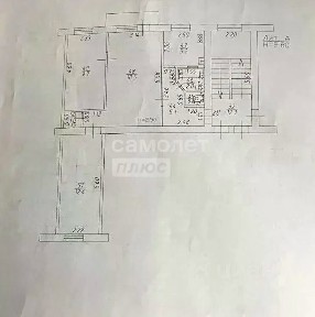 Продается 3-комн. квартира, 55,7 м²