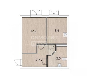 Продается 1-комн. квартира, 33,3 м²