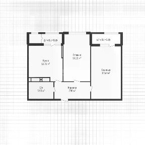 Продается 2-комн. квартира, 59,6 м²