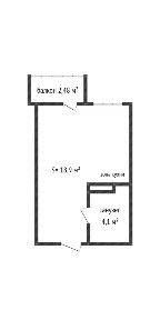 Продается студия, 25,5 м²