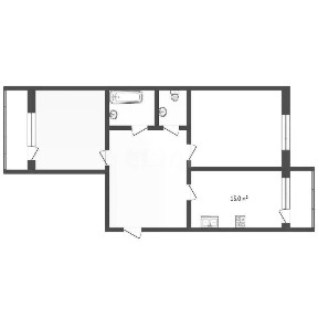 Продается 2-комн. квартира, 59,1 м²