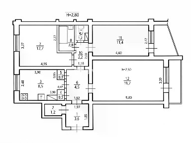 Продается 3-комн. квартира, 68,4 м²