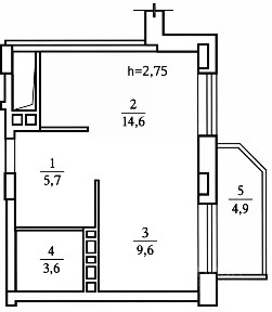 Продается 1-комн. квартира, 38 м²