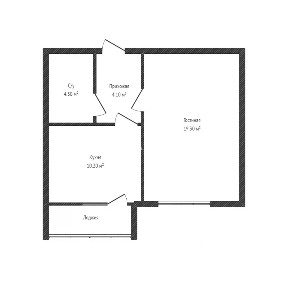 Продается 1-комн. квартира, 38,1 м²