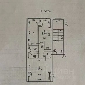 Сдается 3-комн. квартира, 86 м²