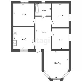 Продается 1-этажный дом, 95 м²