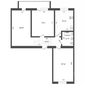 Продается 3-комн. квартира, 85,1 м²