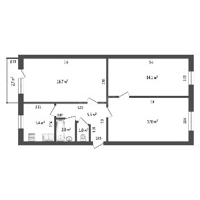Продается 3-комн. квартира, 61,5 м²