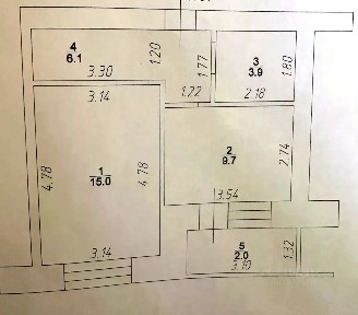 Продается 1-комн. квартира, 34,7 м²