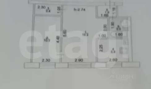 Продается 2-комн. квартира, 41,6 м²