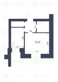 Продается 1-комн. квартира, 28,2 м²