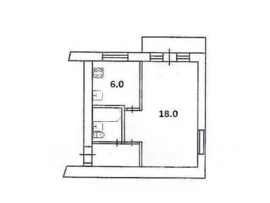 Продается 1-комн. квартира, 33,5 м²