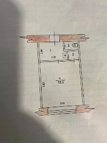 Продается студия, 17,9 м²