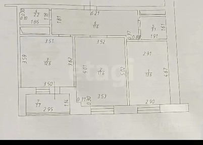 Продается 2-комн. квартира, 60,7 м²