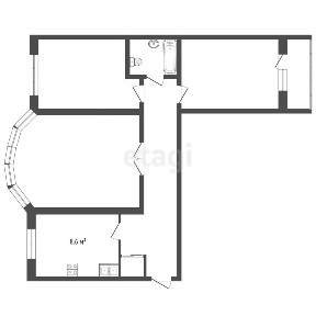 Продается 3-комн. квартира, 64 м²