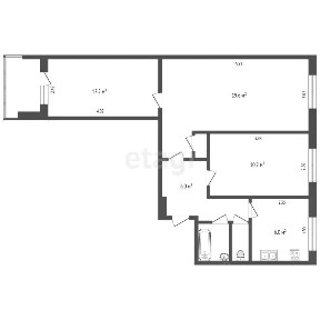 Продается 3-комн. квартира, 57,6 м²