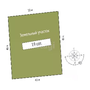 Продается участок, 19 сот.