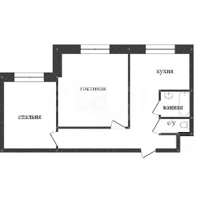 Продается 2-комн. квартира, 43,5 м²