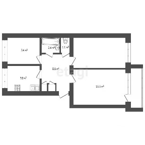 Продается 3-комн. квартира, 55 м²
