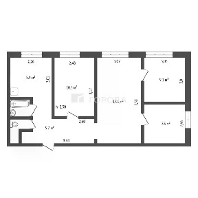 Продается 4-комн. квартира, 60,7 м²