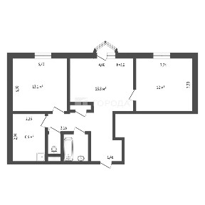Продается 3-комн. квартира, 58,3 м²