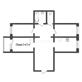 Продается 3-комн. квартира, 63 м²