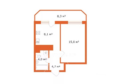 Продается 1-комн. квартира, 32 м²