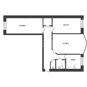 Продается 3-комн. квартира, 55,5 м²