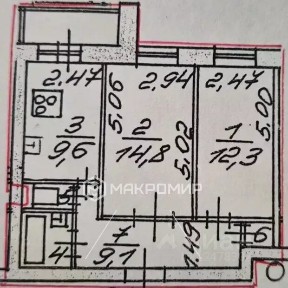 Сдается 2-комн. квартира, 50 м²