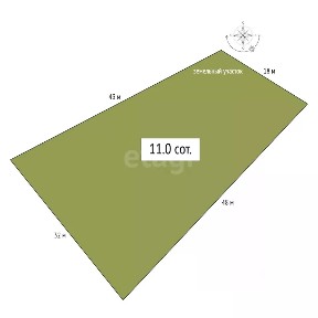 Продается участок, 11 сот.