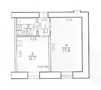 Продается 1-комн. квартира, 35,1 м²