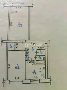Продается 2-комн. квартира, 46,5 м²