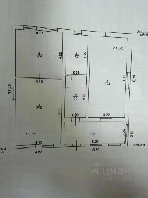 Продается 1-этажный дом, 110 м²