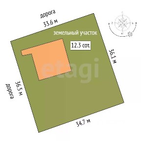 Продается 3-этажный дом, 369 м²