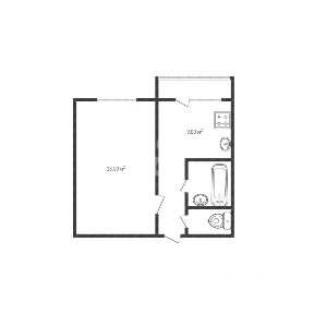 Продается 1-комн. квартира, 34,9 м²