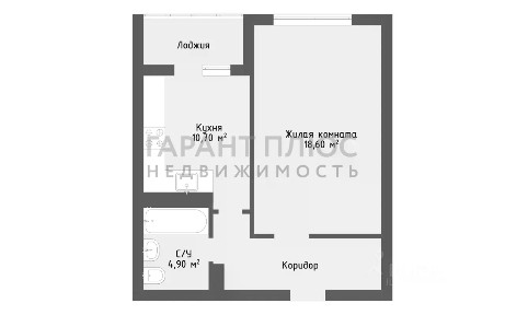 Продается 1-комн. квартира, 41,1 м²
