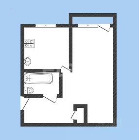 Продается 1-комн. квартира, 33,4 м²