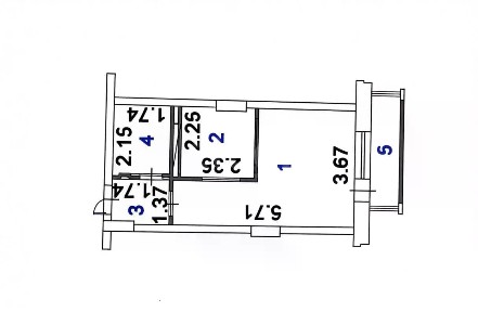 Продается студия, 26,1 м²