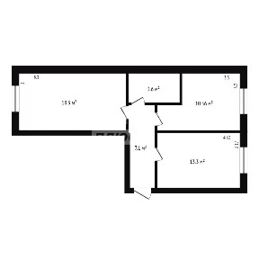 Продается 2-комн. квартира, 58 м²