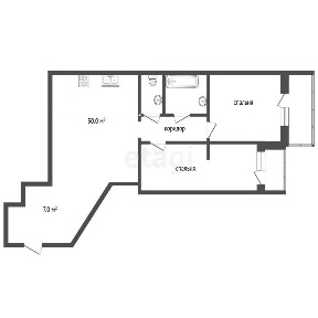 Продается 3-комн. квартира, 92 м²