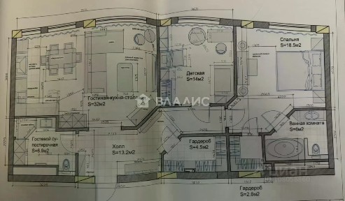 Продается 3-комн. квартира, 97,8 м²