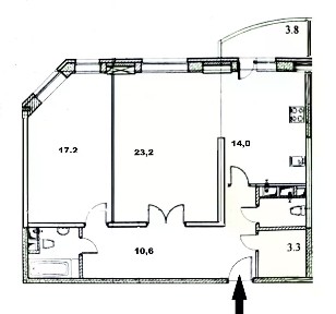 Продается 2-комн. квартира, 80 м²