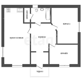 Продается 1-этажный дом, 132 м²