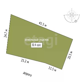 Продается участок, 8,38 сот.