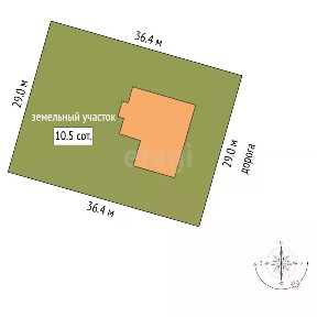 Продается 1-этажный дом, 98,8 м²